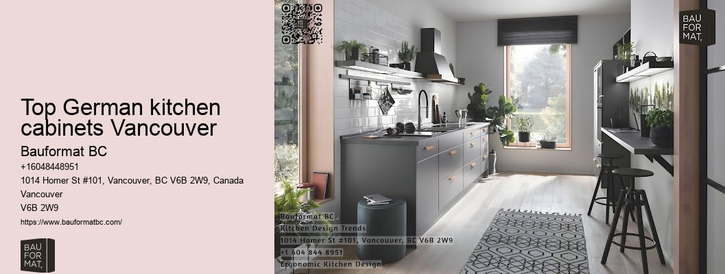 Top-rated German kitchen cabinets Vancouver