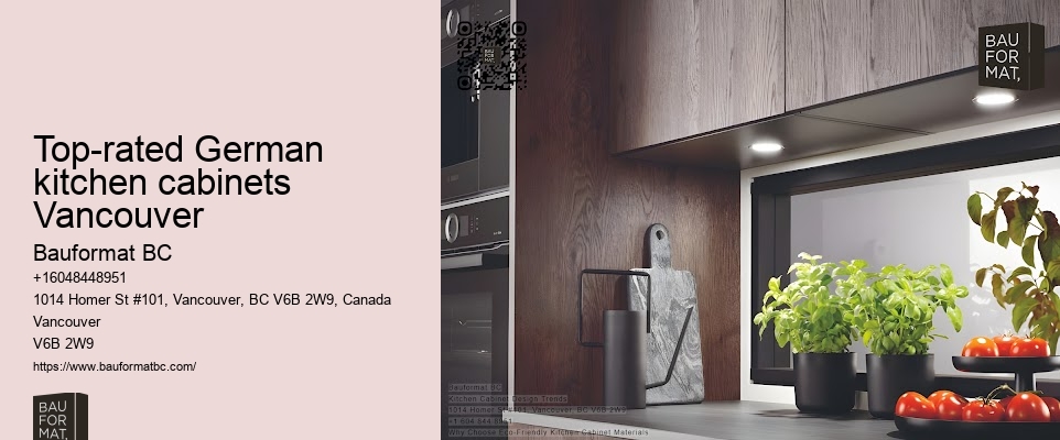 Top-rated German kitchen cabinets Vancouver