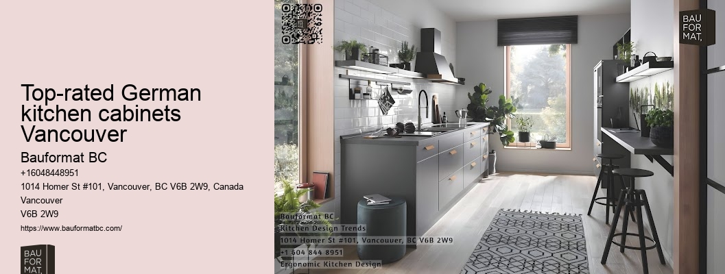 Customization of German kitchen cabinets Vancouver