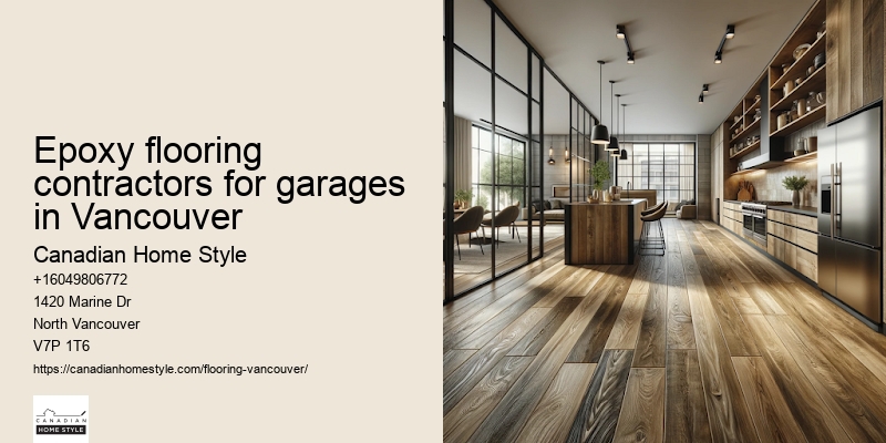 Epoxy flooring contractors for garages in Vancouver