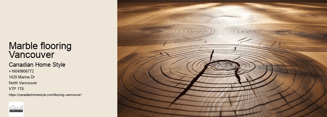 Polished marble flooring Vancouver