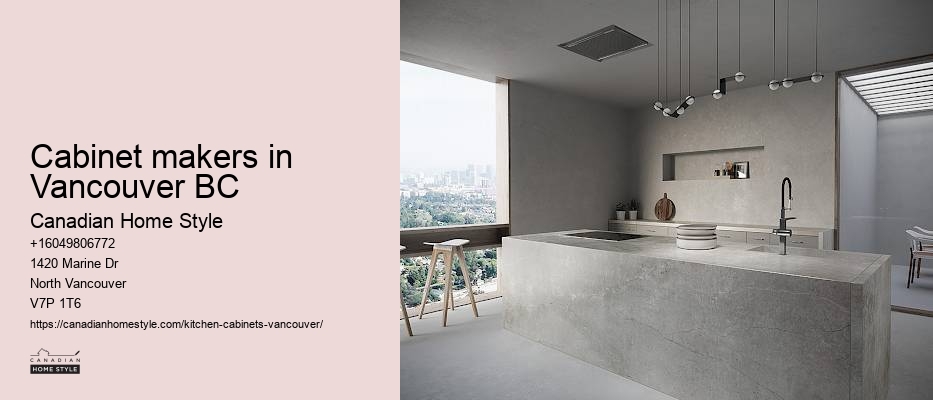 Contemporary kitchen cabinets Vancouver