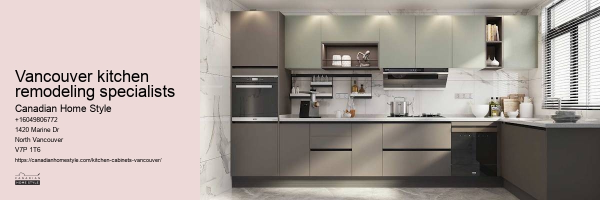 Kitchen cabinet design Vancouver
