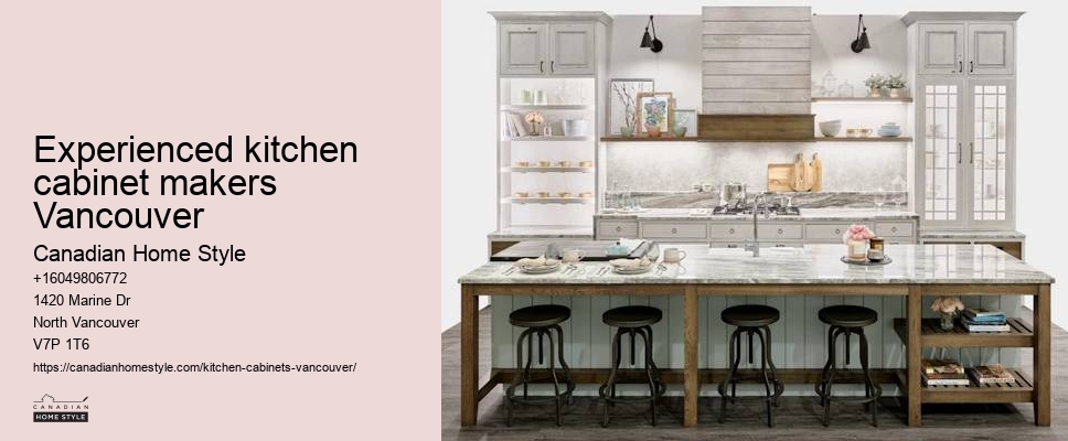 Contemporary Vancouver kitchen cabinet design