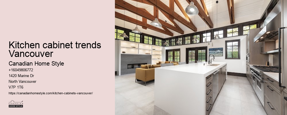 Kitchen cabinet trends Vancouver