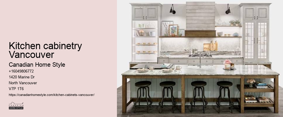 Expansive kitchen cabinet showroom Vancouver