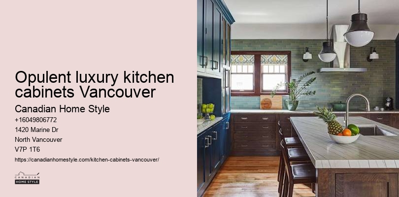 Modern industrial luxury kitchen cabinets Vancouver