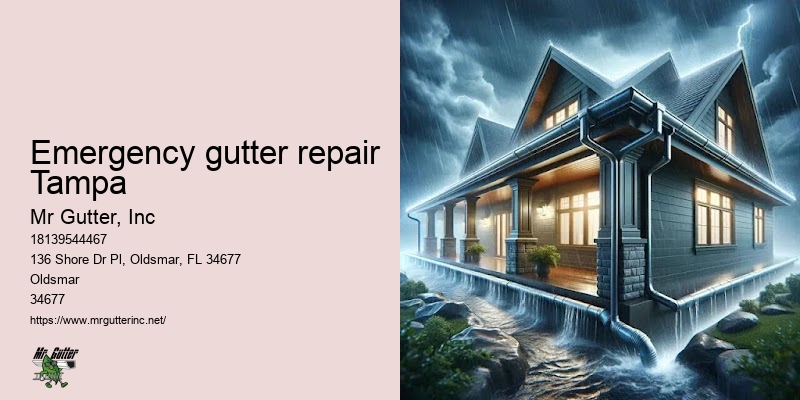 Gutter installation scheduling Emergency gutter repair Tampa