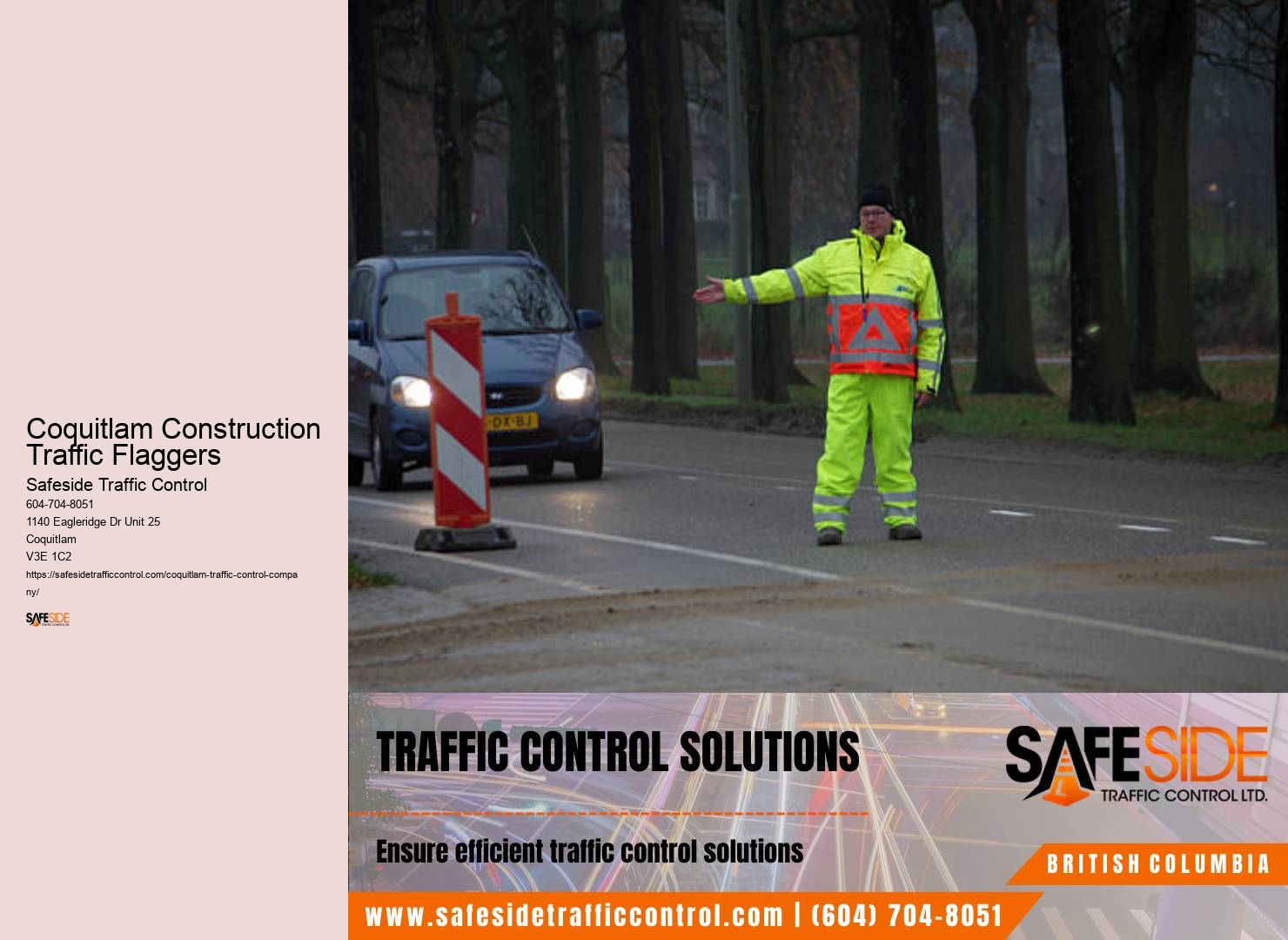 Coquitlam Construction Traffic Flaggers Specialized Traffic Control