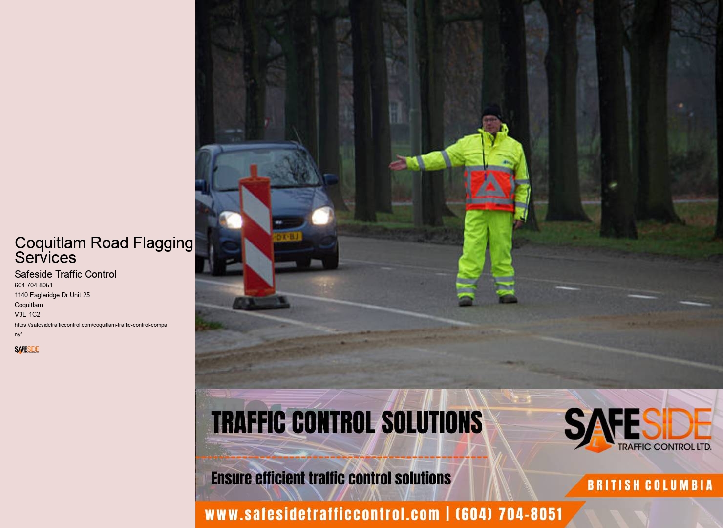 Road Maintenance Traffic Control Coquitlam Road Flagging Services