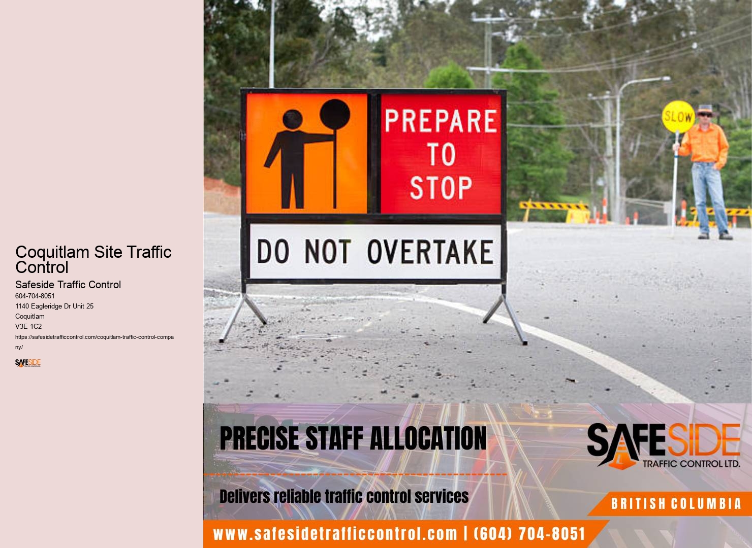 Coquitlam Site Traffic Control Flagger Certification