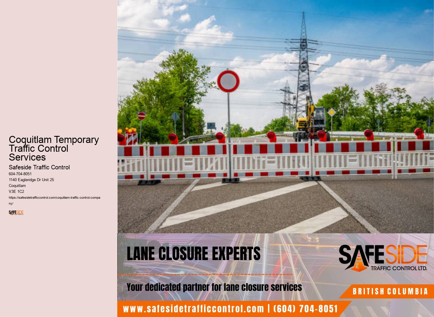 Coquitlam Temporary Traffic Control Services Road Safety Management