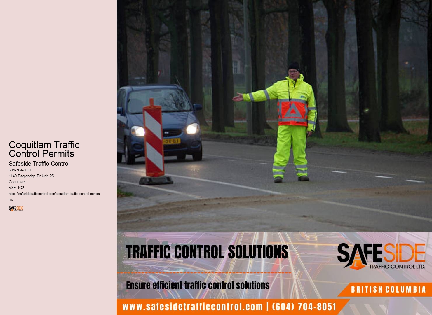 Certified Traffic Control Services Coquitlam Traffic Control Permits