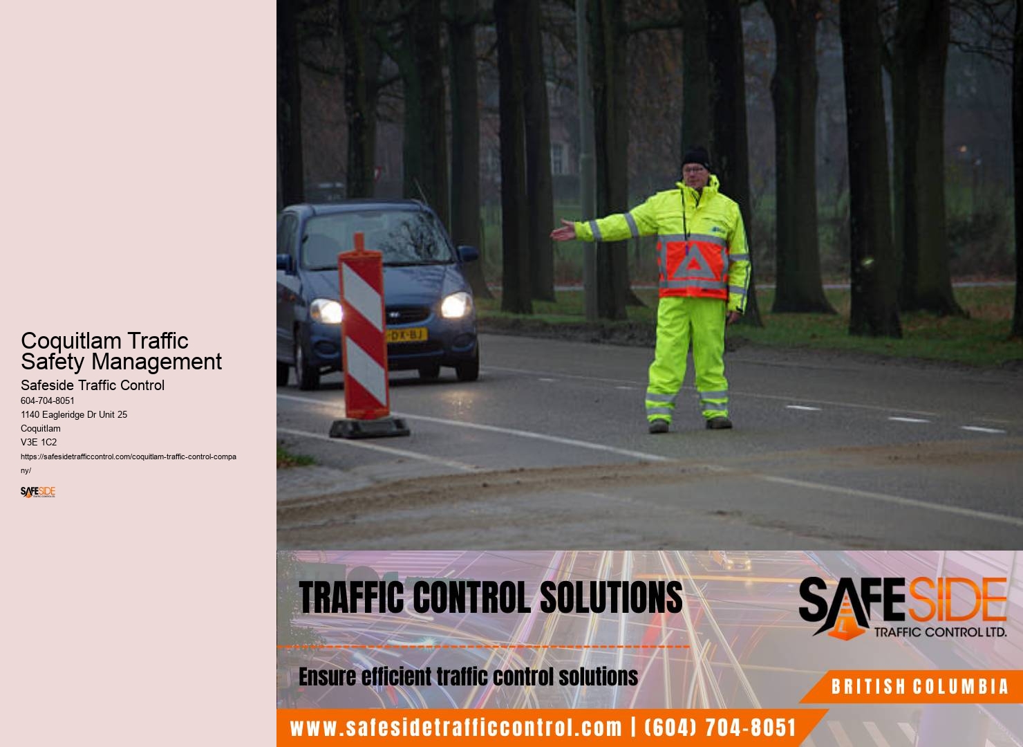 Road Construction Traffic Control Coquitlam Traffic Safety Management