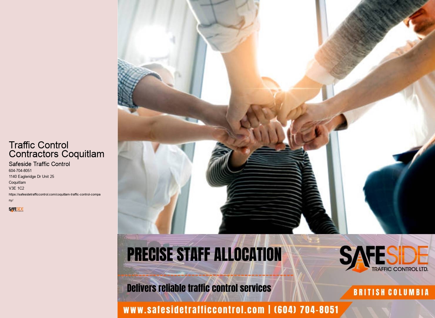 Reliable Traffic Control Traffic Control Contractors Coquitlam