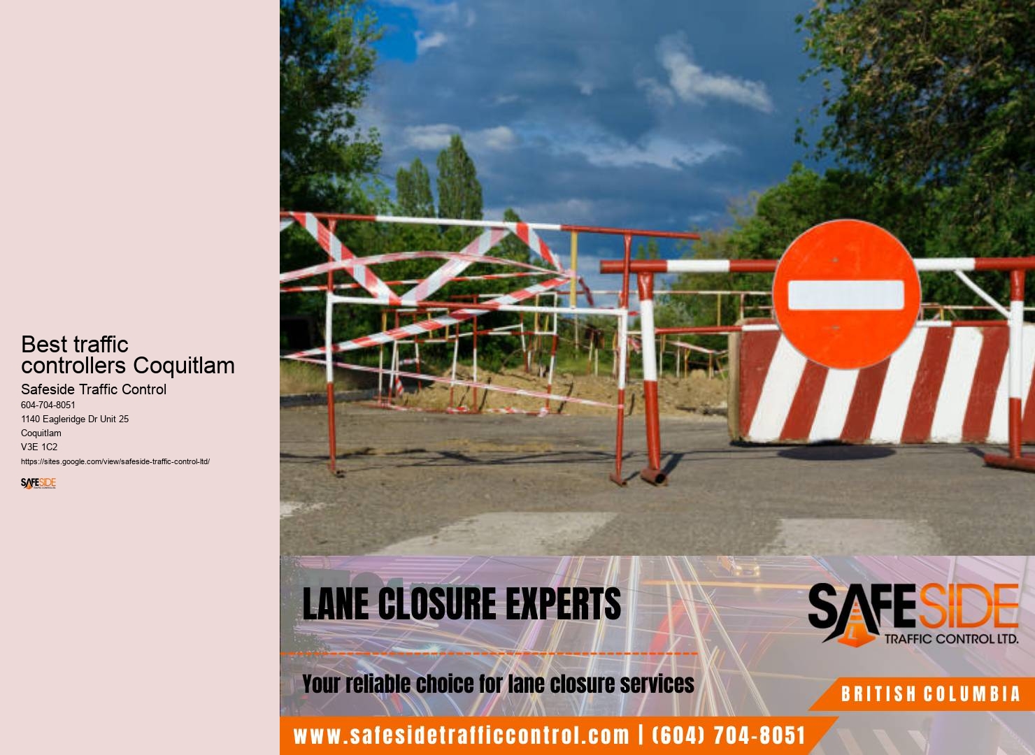 Proven Traffic Control Strategies Best traffic controllers Coquitlam