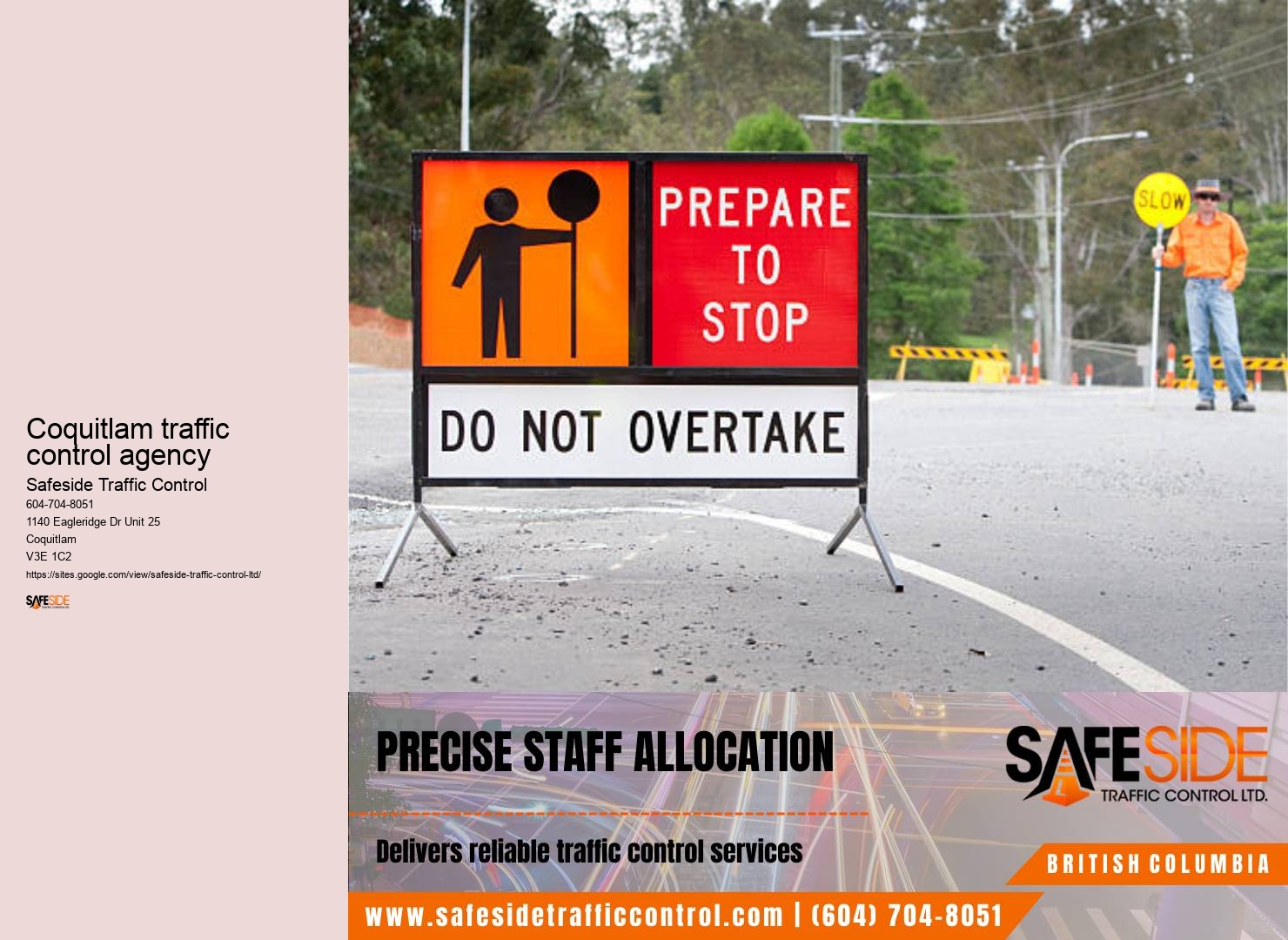 Coquitlam traffic control agency's Trusted Road Safety Partner
