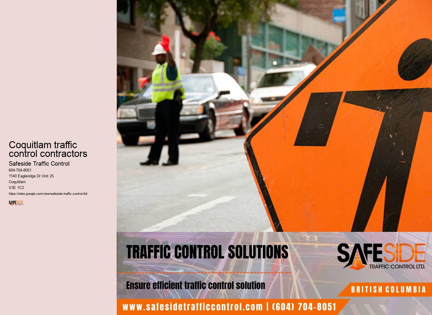 Quality Traffic Safety Equipment Provider in Coquitlam traffic control contractors