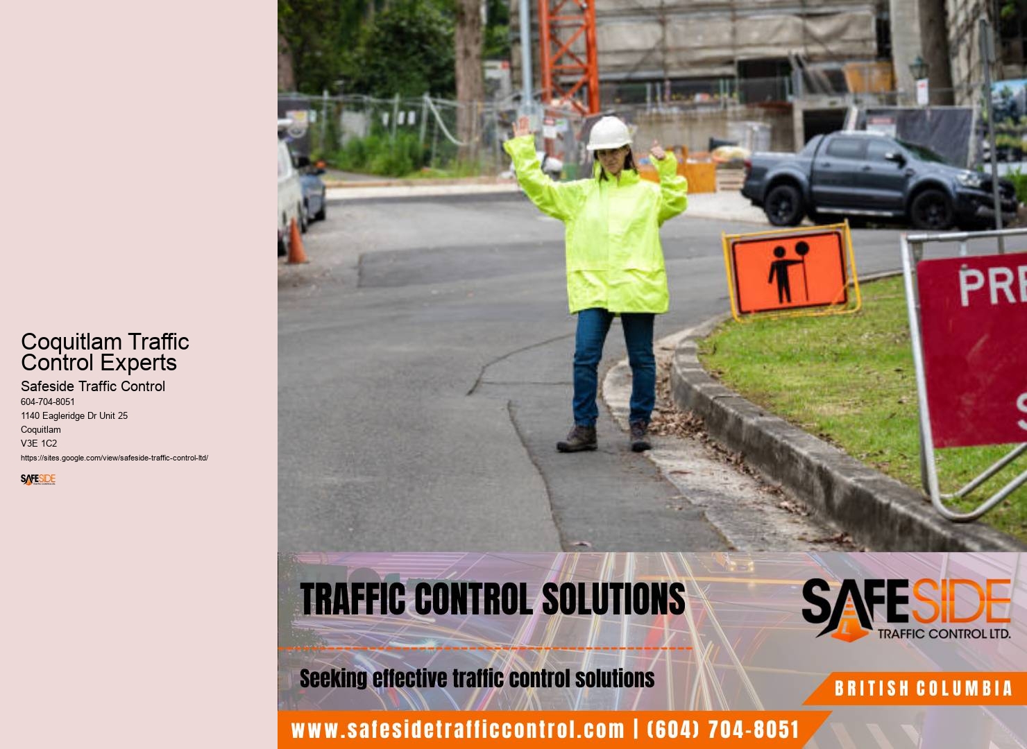 Trusted traffic management Coquitlam Traffic Control Experts