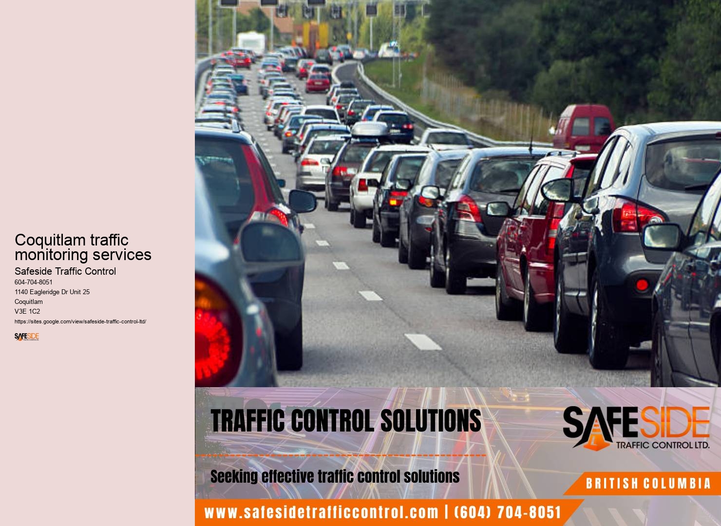 Experienced Traffic Management Coquitlam traffic monitoring services