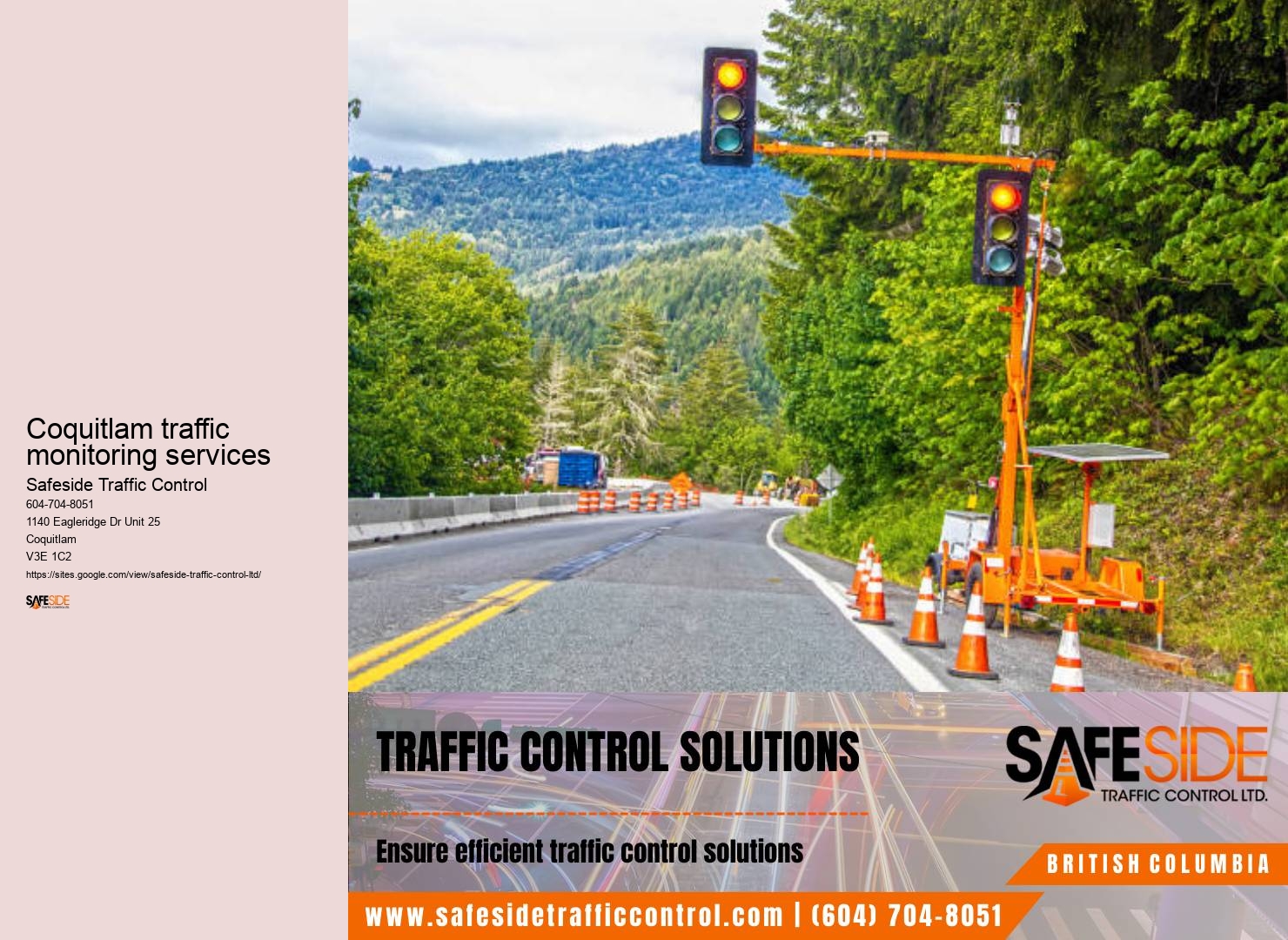 Professional Traffic Flow Control Coquitlam traffic monitoring services