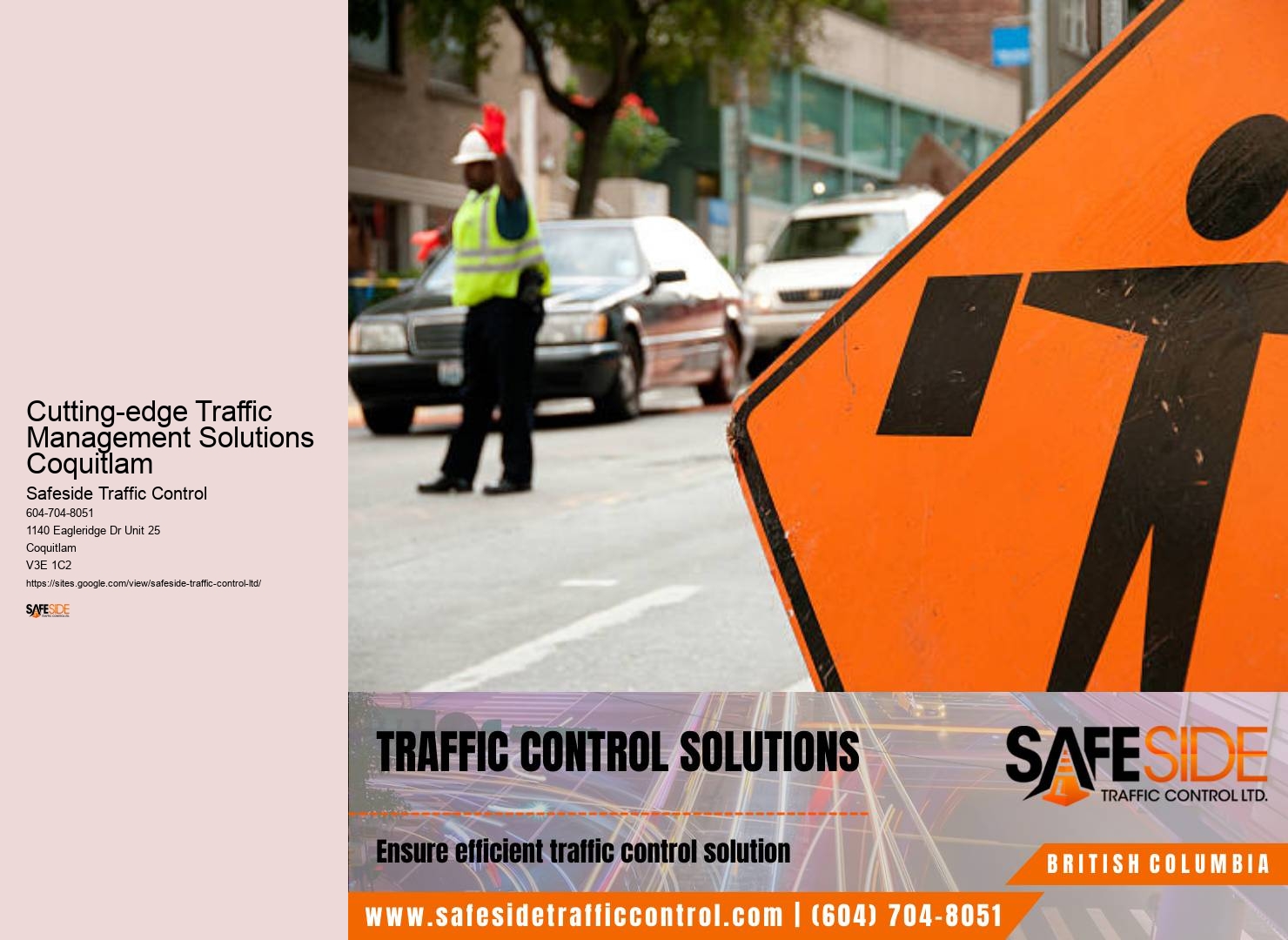 Cutting-edge Traffic Management Solutions Coquitlam Traffic Control Certification