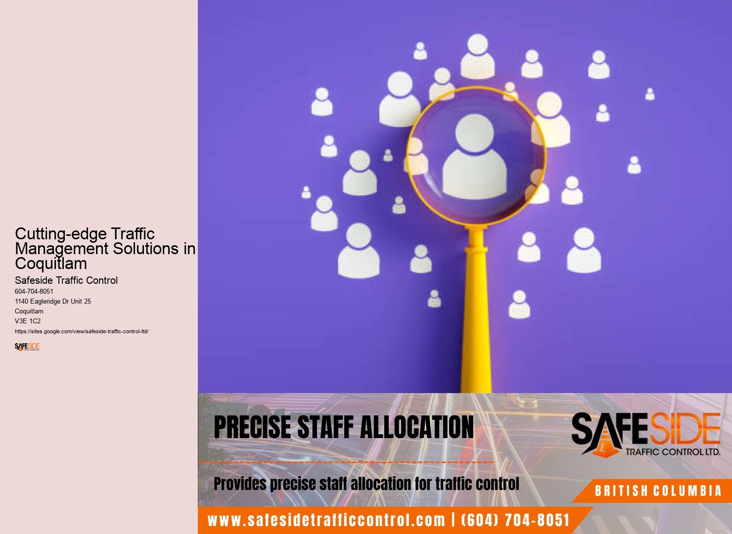 Dependable Traffic Control Contractors Provider in Cutting-edge Traffic Management Solutions in Coquitlam