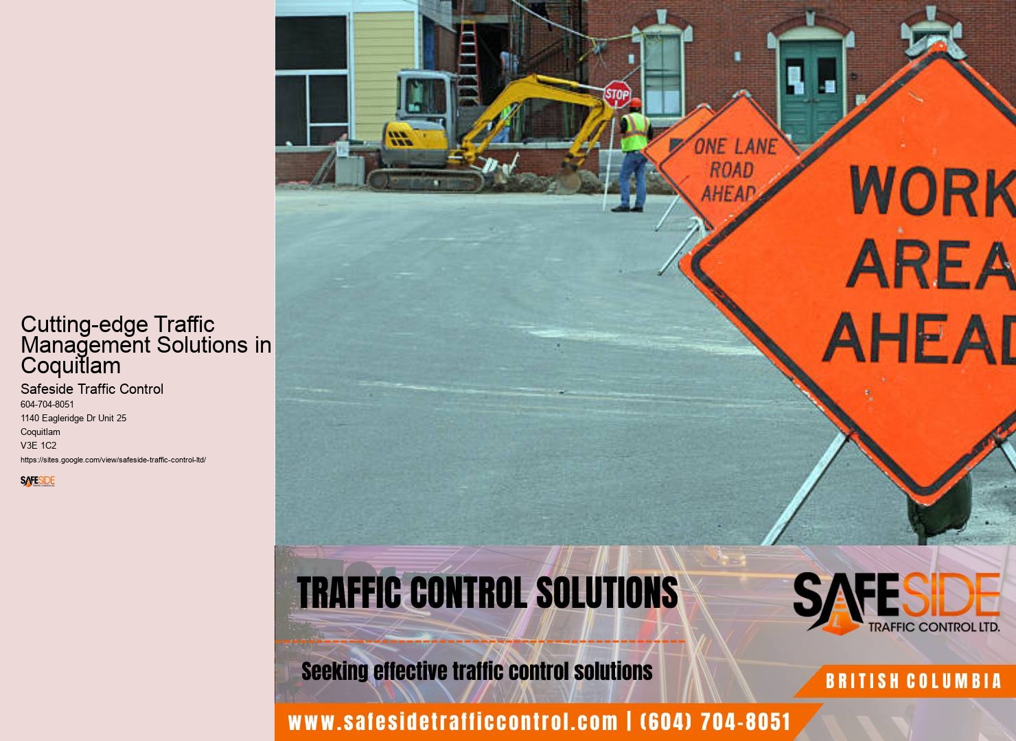 Responsive Lane Closure Services Cutting-edge Traffic Management Solutions in Coquitlam