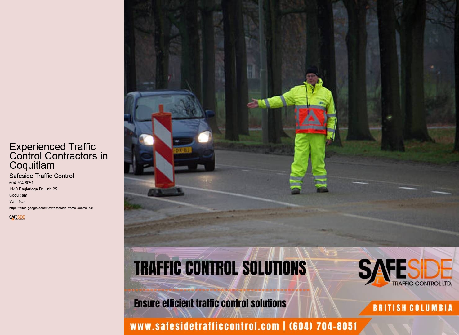 Efficient Pedestrian Traffic Control Experienced Traffic Control Contractors in Coquitlam