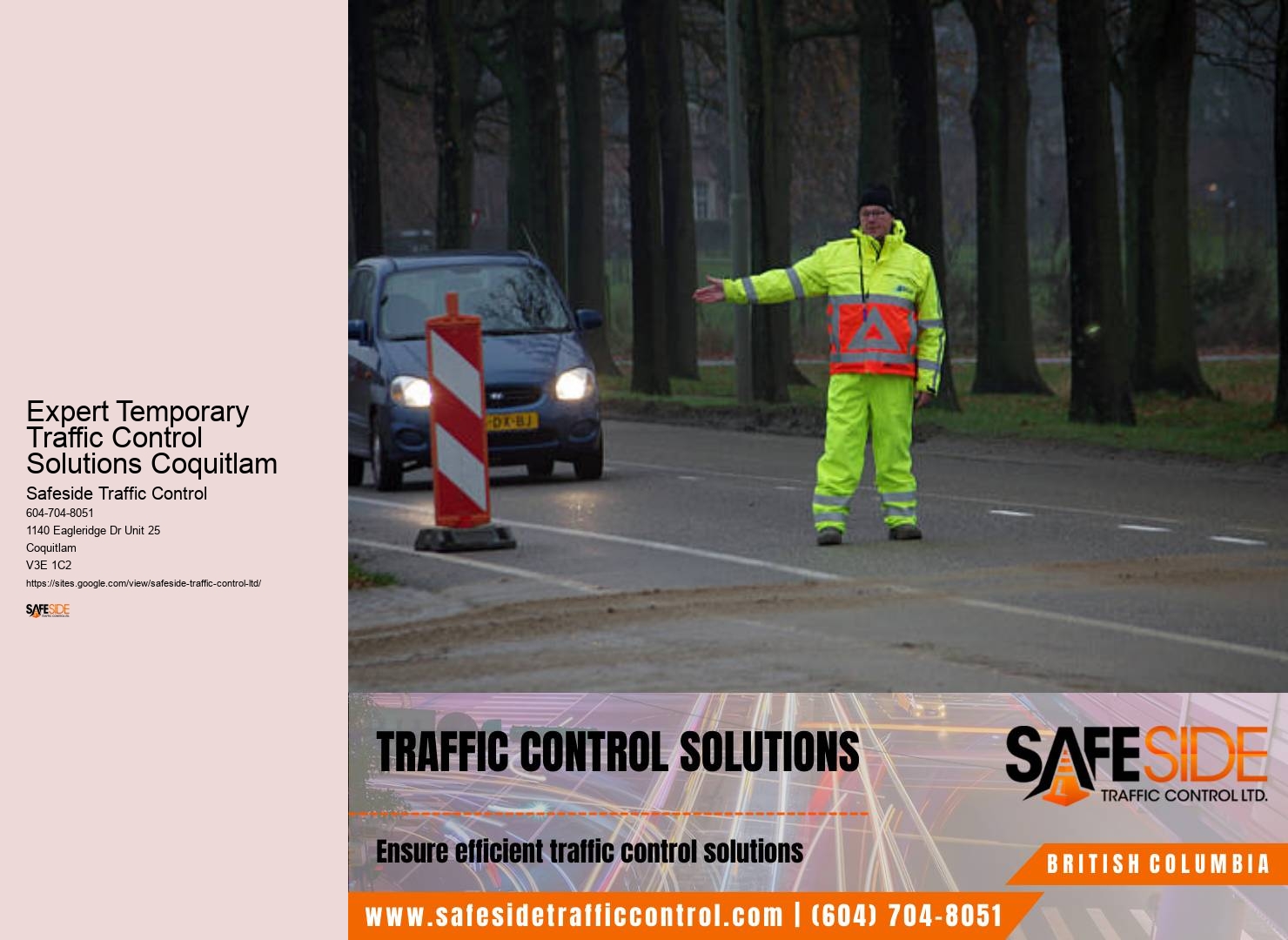 Expert Temporary Traffic Control Solutions Coquitlam traffic management services