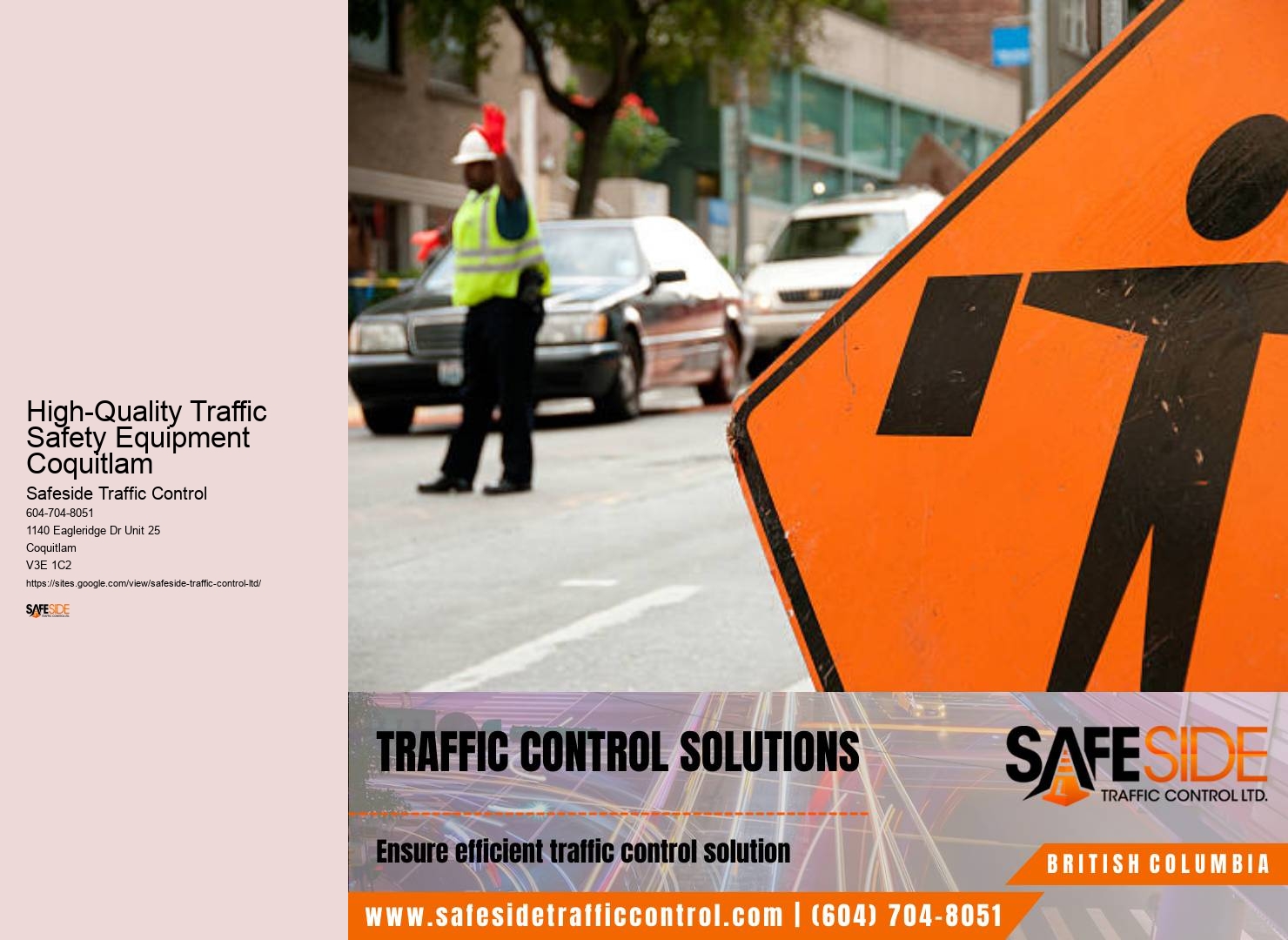 Expert Temporary Traffic Control Solutions High-Quality Traffic Safety Equipment Coquitlam