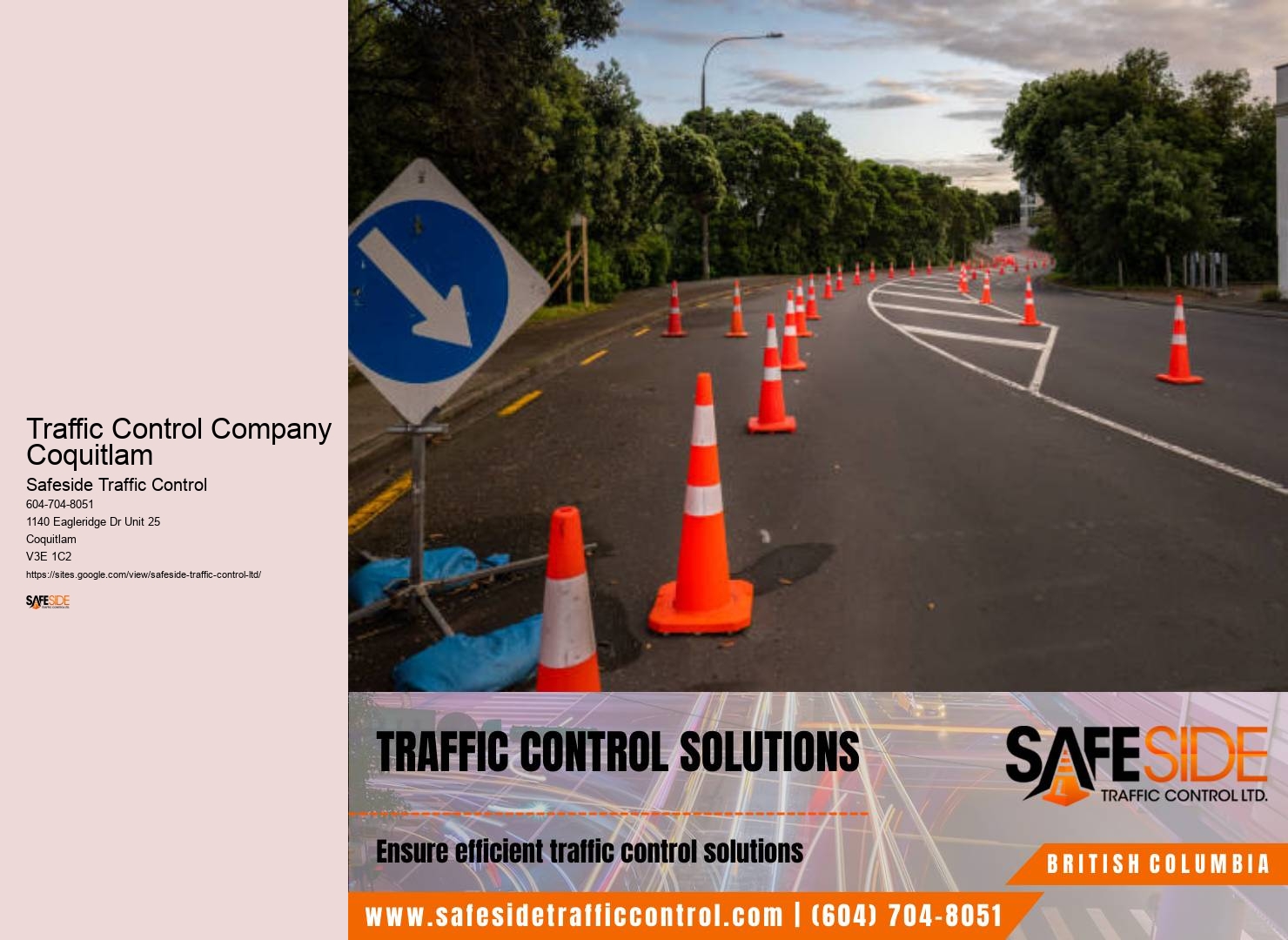 Expert traffic control services Traffic Control Company Coquitlam