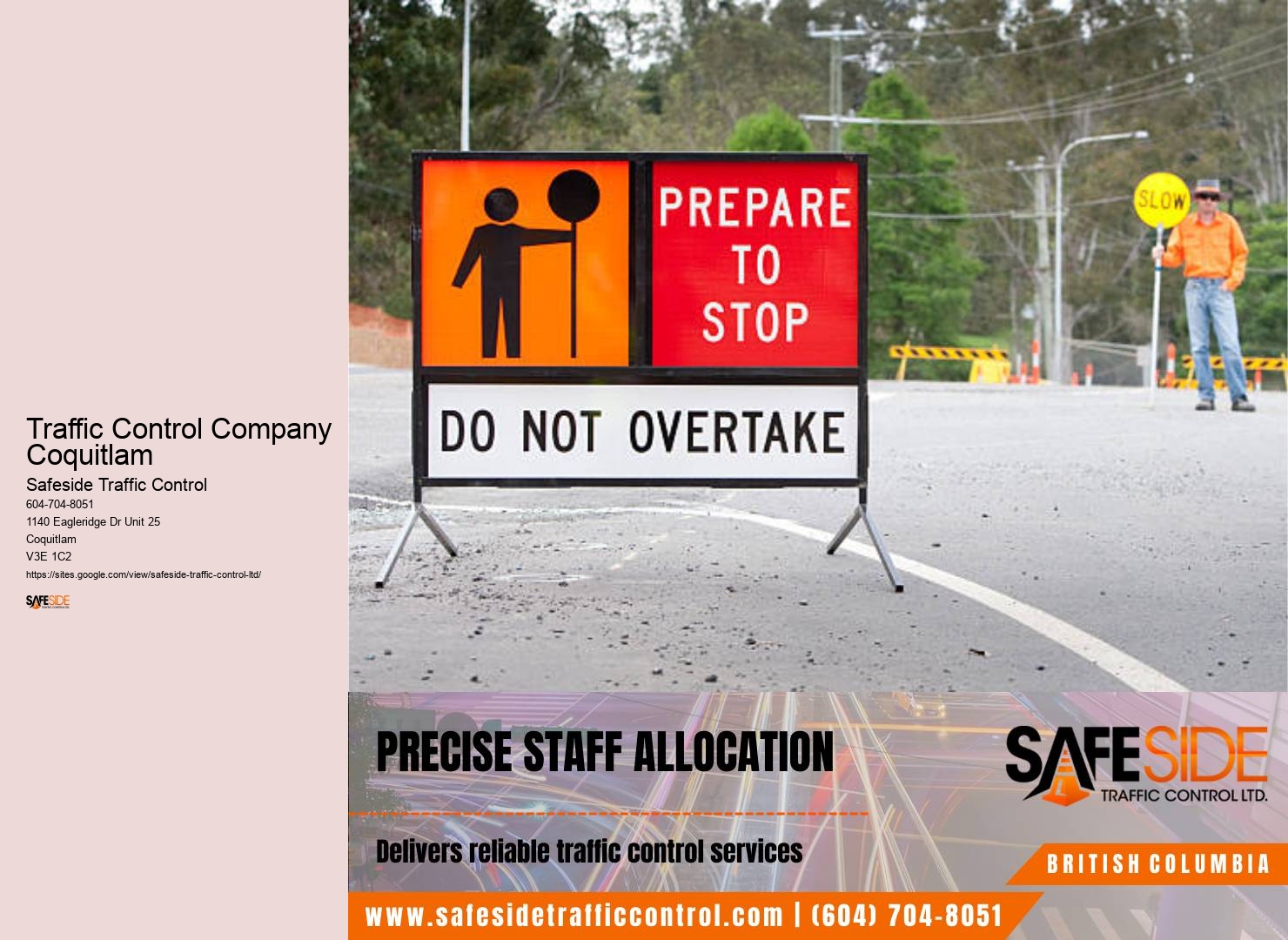 Trusted Traffic Control Devices Traffic Control Company Coquitlam