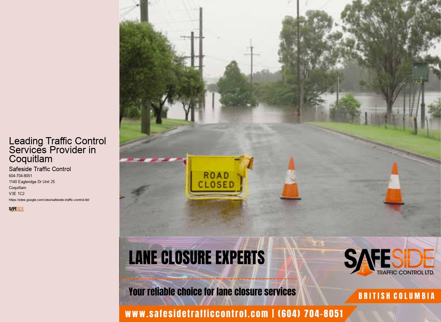 Best traffic control practices Leading Traffic Control Services Provider in Coquitlam