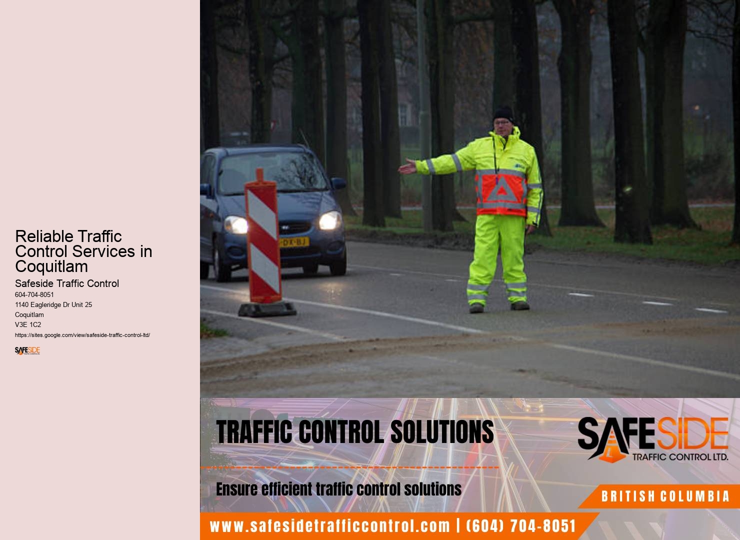 Reliable Traffic Control Services in Coquitlam traffic control operator