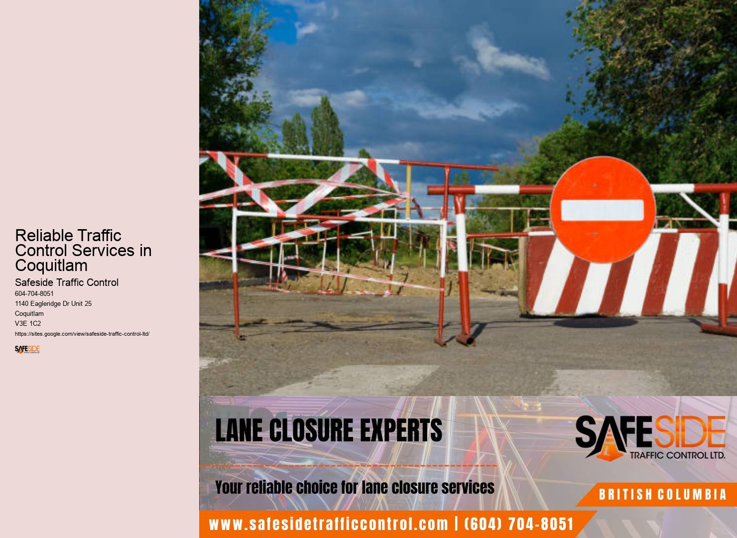 Reliable Traffic Control Services in Coquitlam traffic control regulations compliance