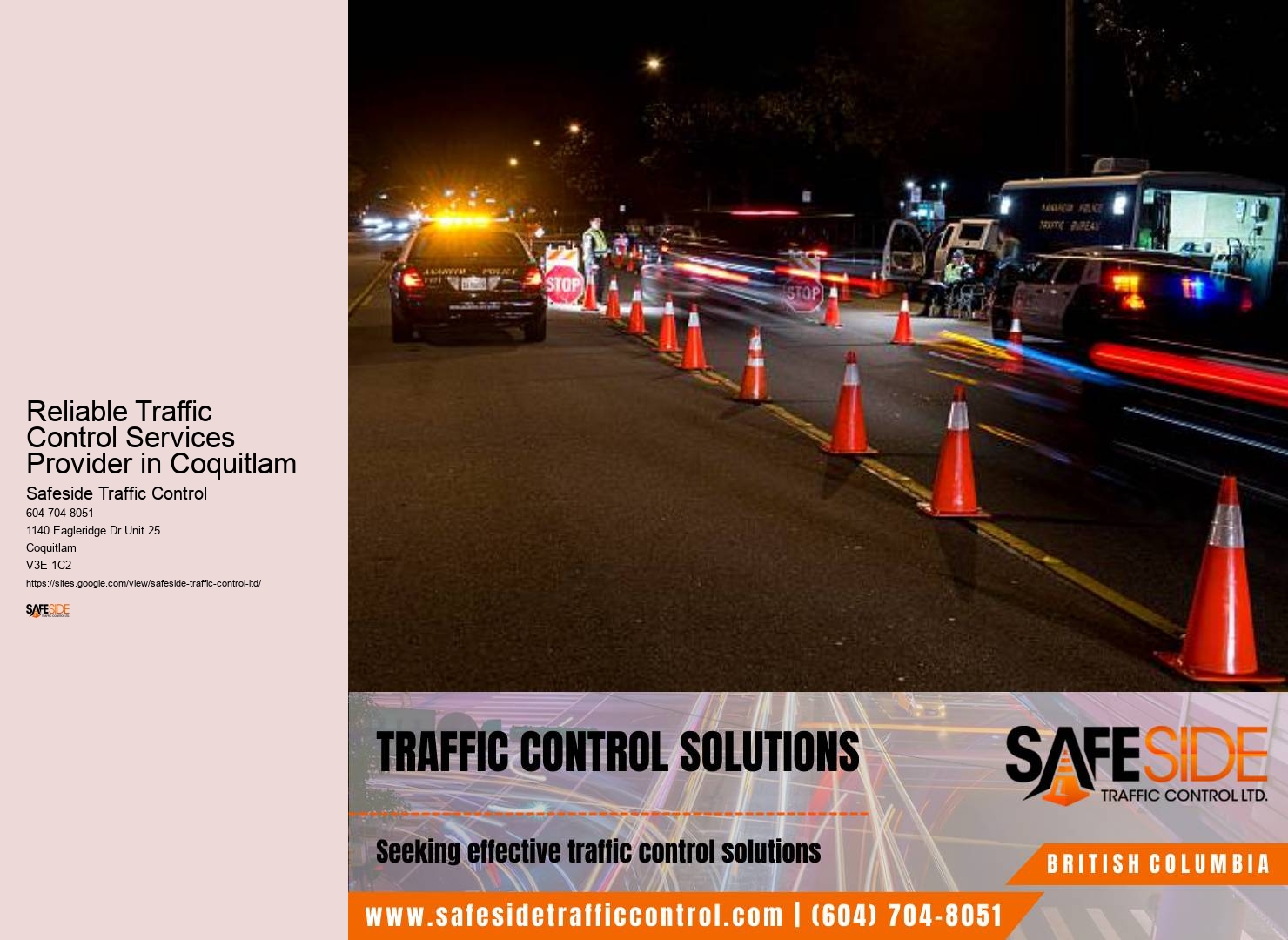 Reliable Traffic Control Services Provider in Coquitlam Urban Traffic Solutions