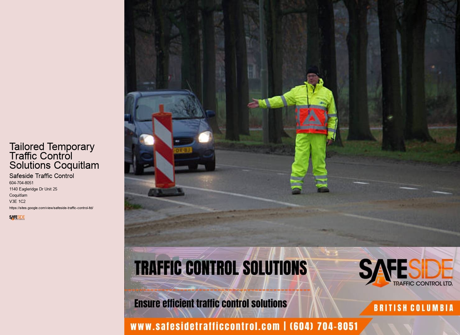 Responsive Event Traffic Monitoring Tailored Temporary Traffic Control Solutions Coquitlam