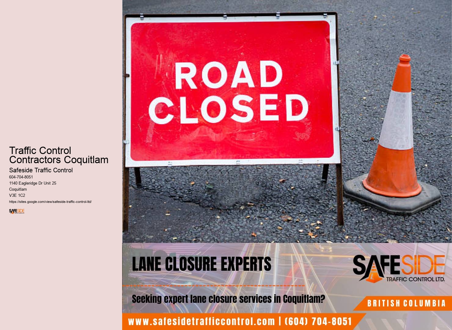 Top-tier Traffic Flagging Services Provider in Traffic Control Contractors Coquitlam