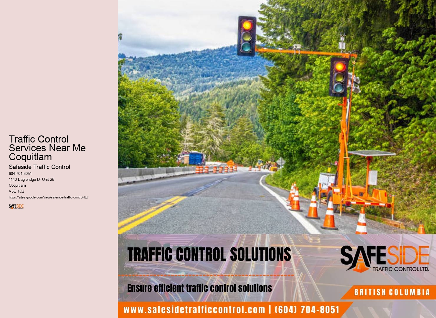Effective traffic management in Traffic Control Services Near Me Coquitlam