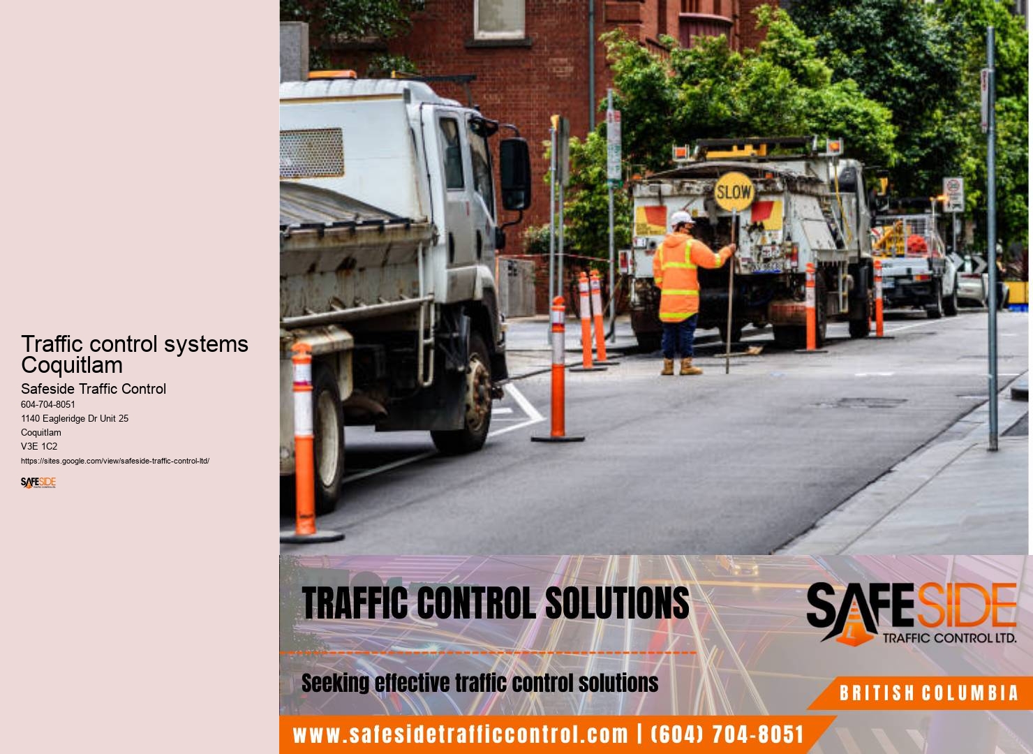 Traffic control systems Coquitlam traffic signal services