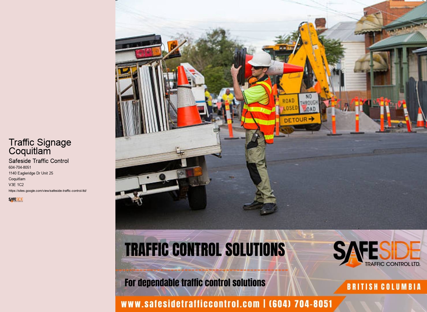 Top-notch Traffic Solutions Traffic Signage Coquitlam