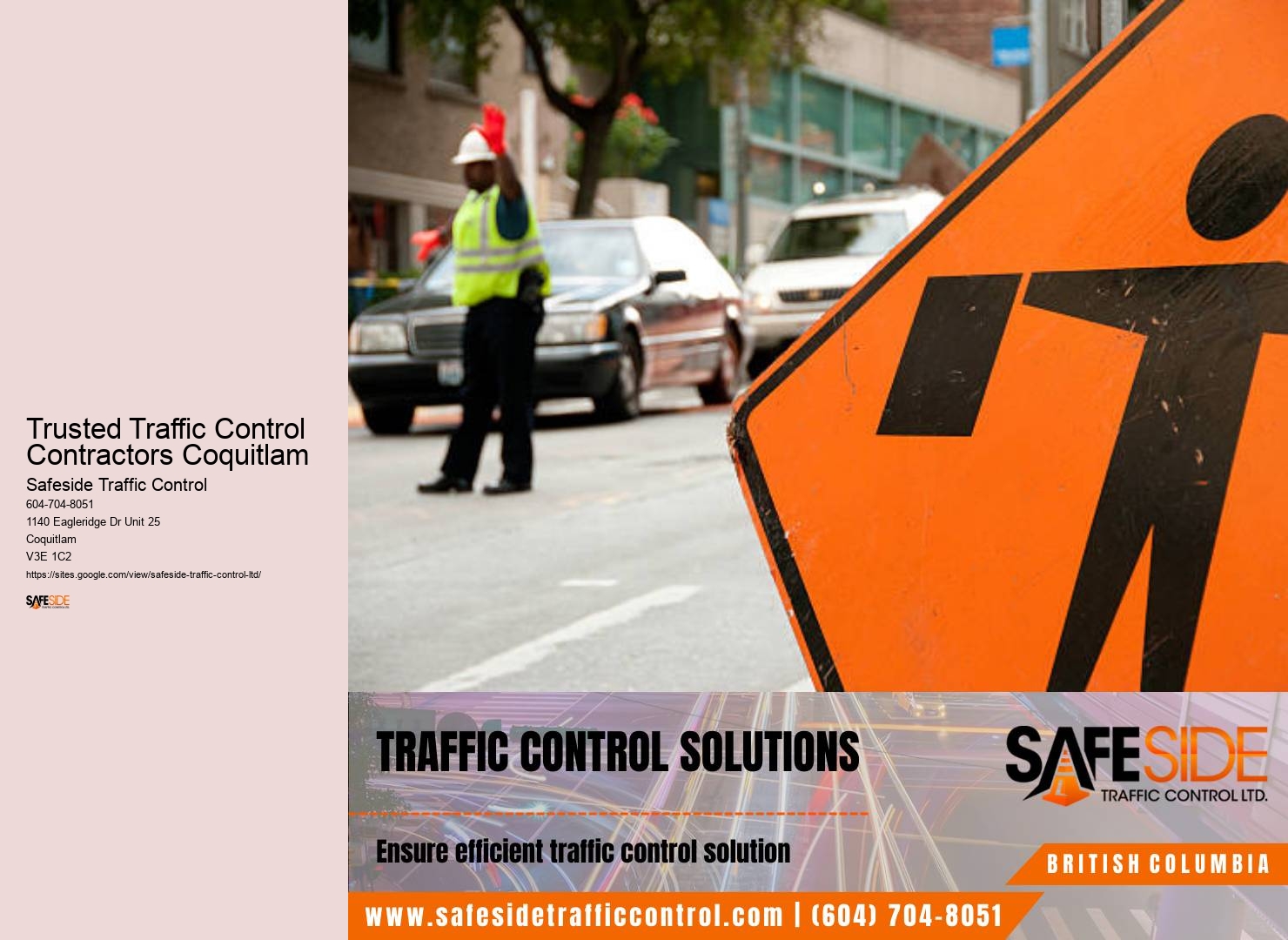 Trusted Traffic Control Contractors Coquitlam traffic control safety guidelines