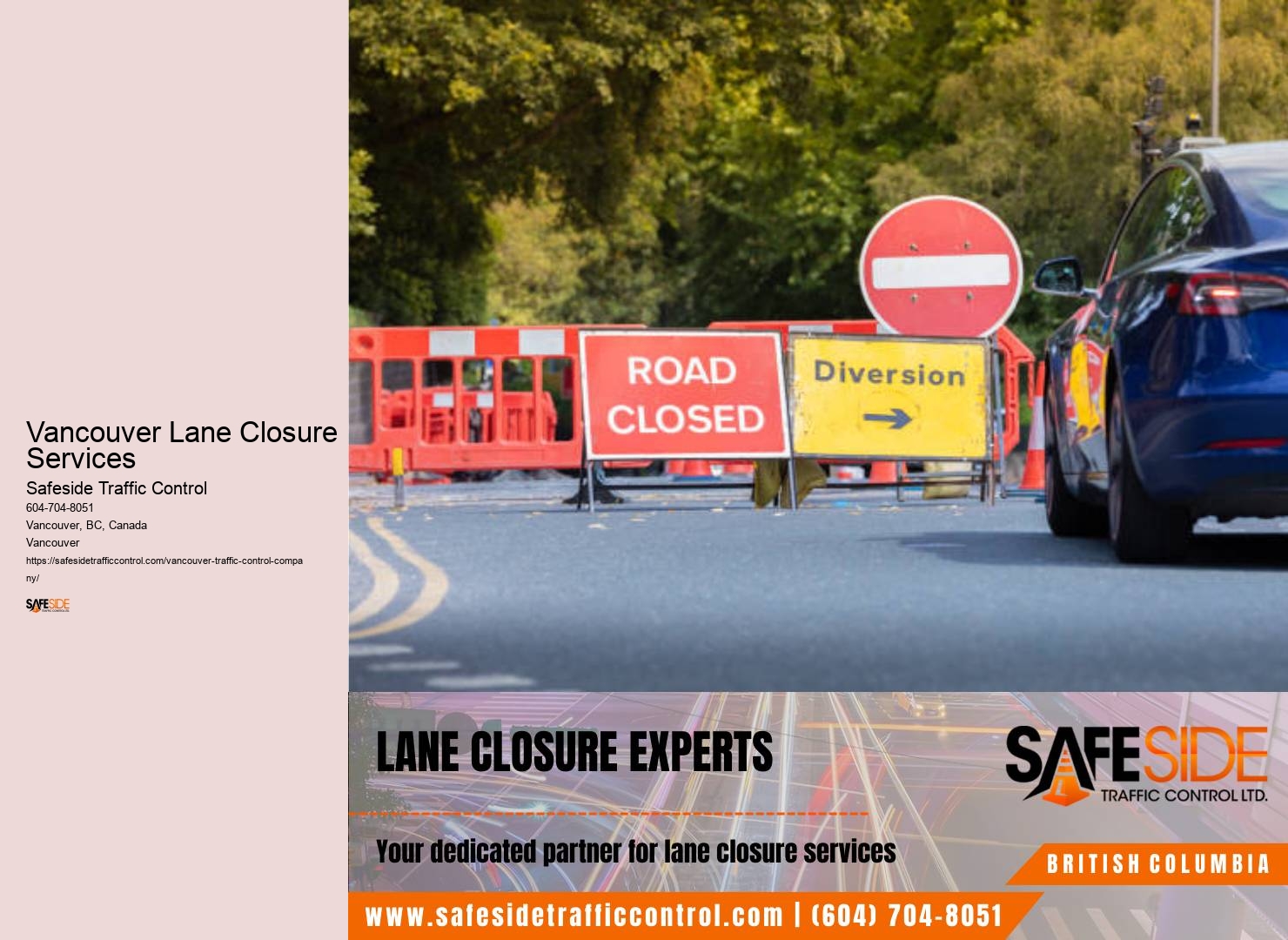Customized Temporary Traffic Control Services