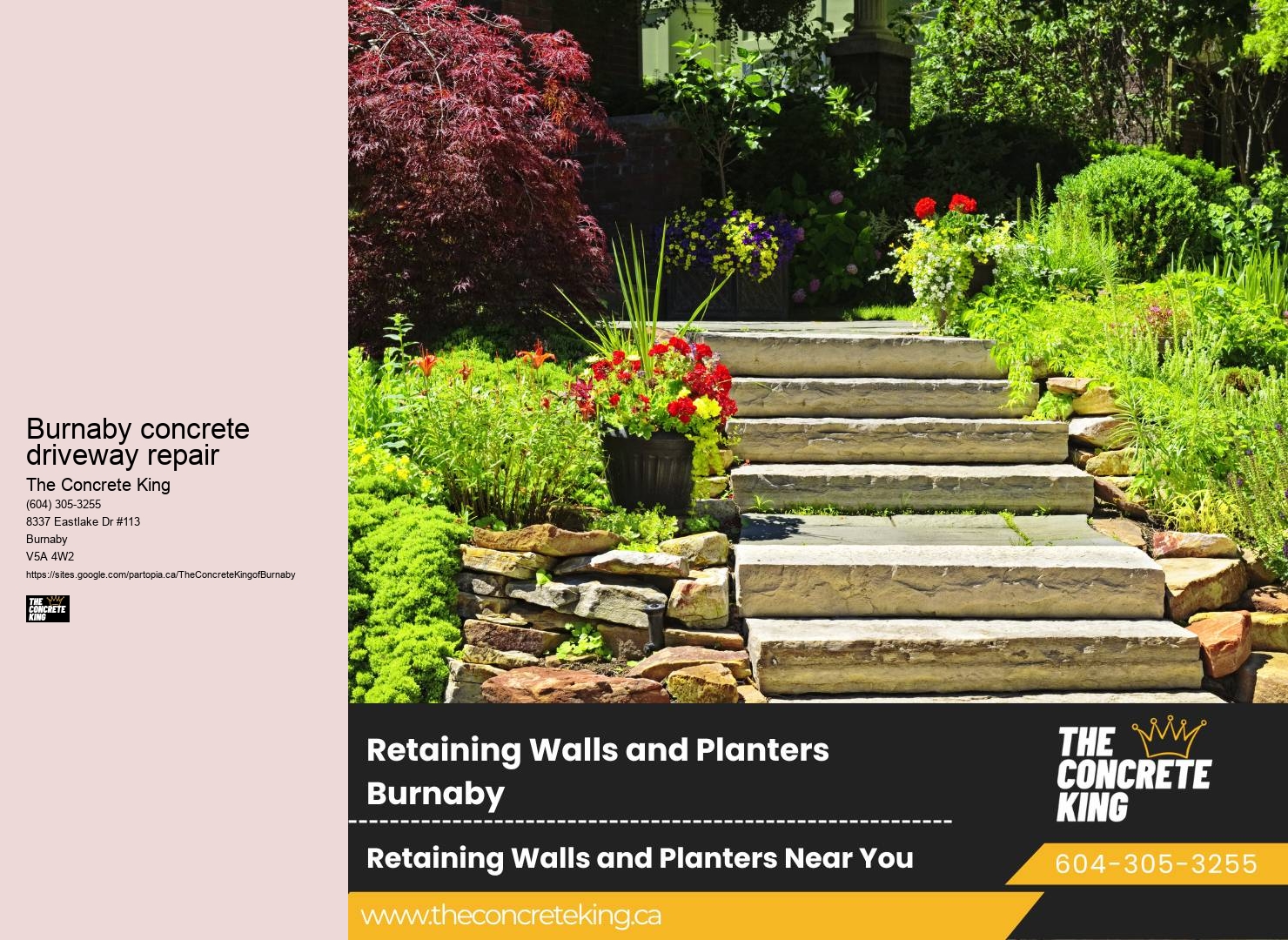 Driveway Paving Contractors Burnaby concrete driveway repair BC