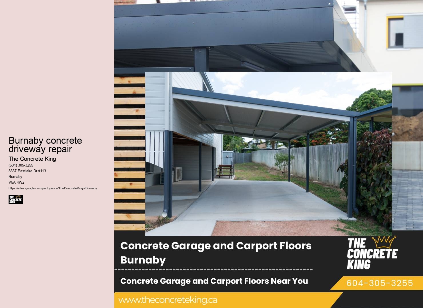 Trusted Driveway Paving Contractors Burnaby concrete driveway repair
