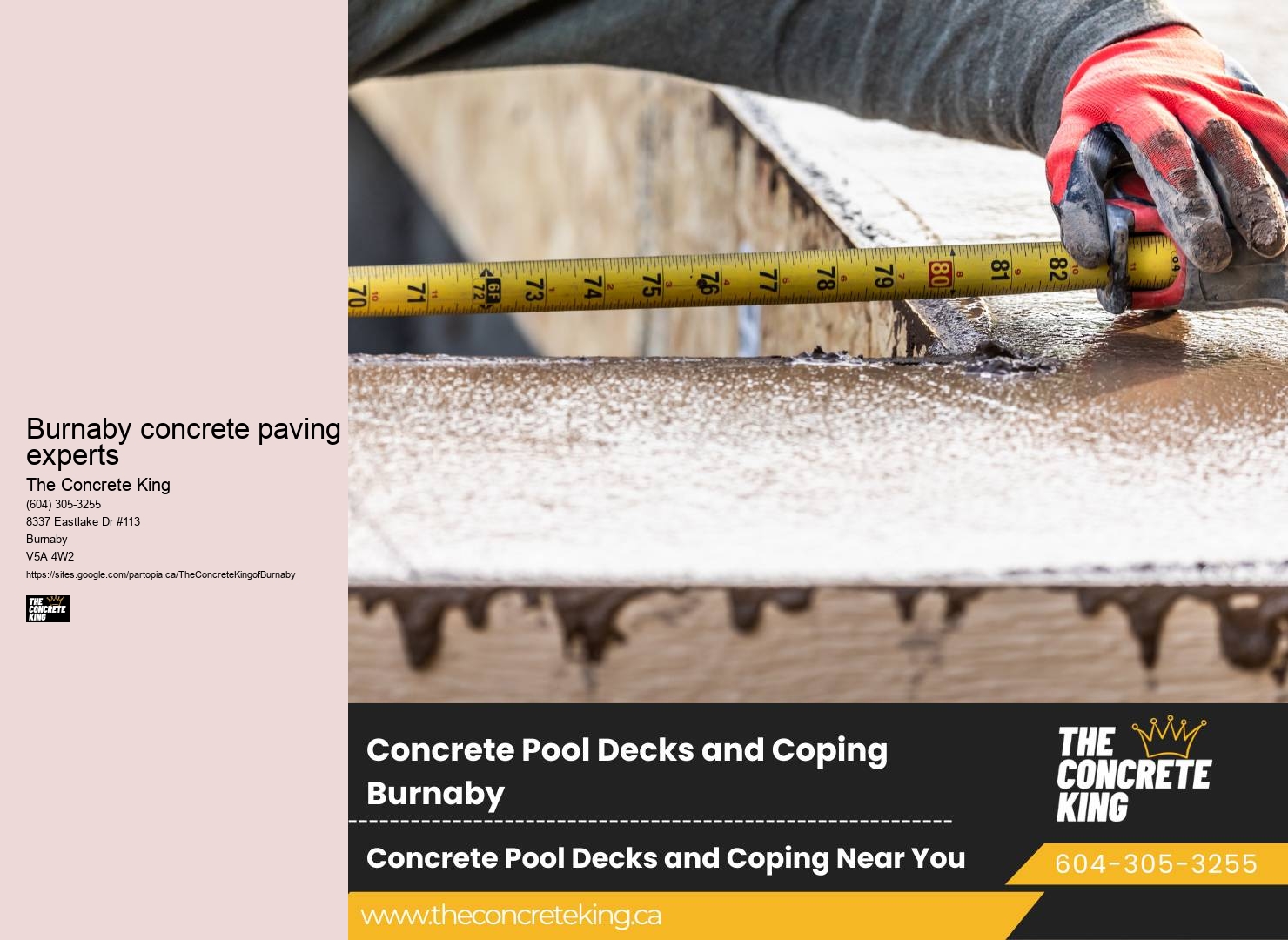Burnaby concrete paving experts driveway maintenance experts