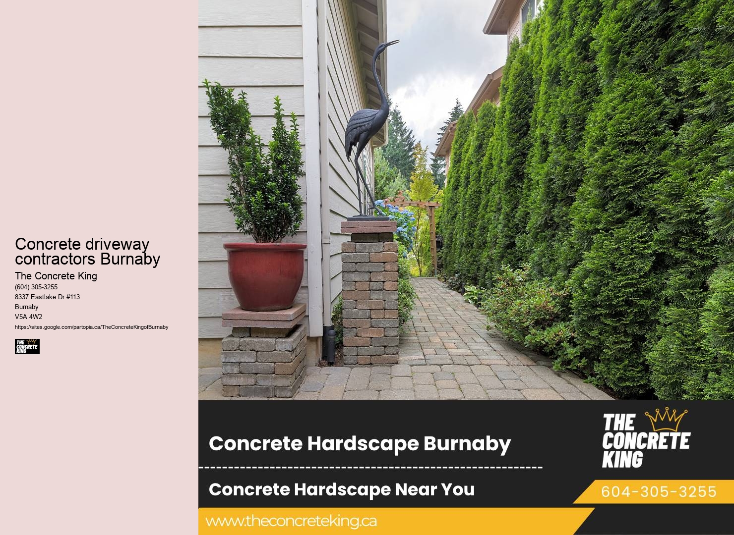 Driveway crack solutions Concrete driveway contractors Burnaby