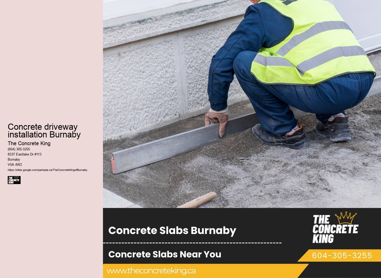 Concrete Driveway Repair Concrete driveway installation Burnaby BC