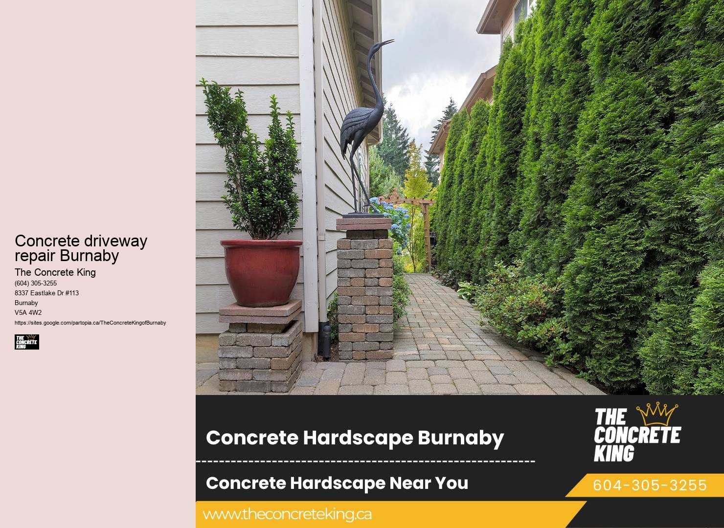 Driveway maintenance services Concrete driveway repair Burnaby